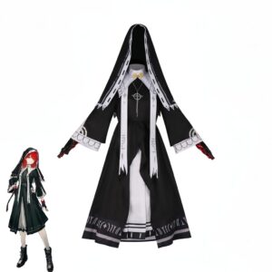 Arknights Exusiai Lemuen Nun Habit Cosplay Costume