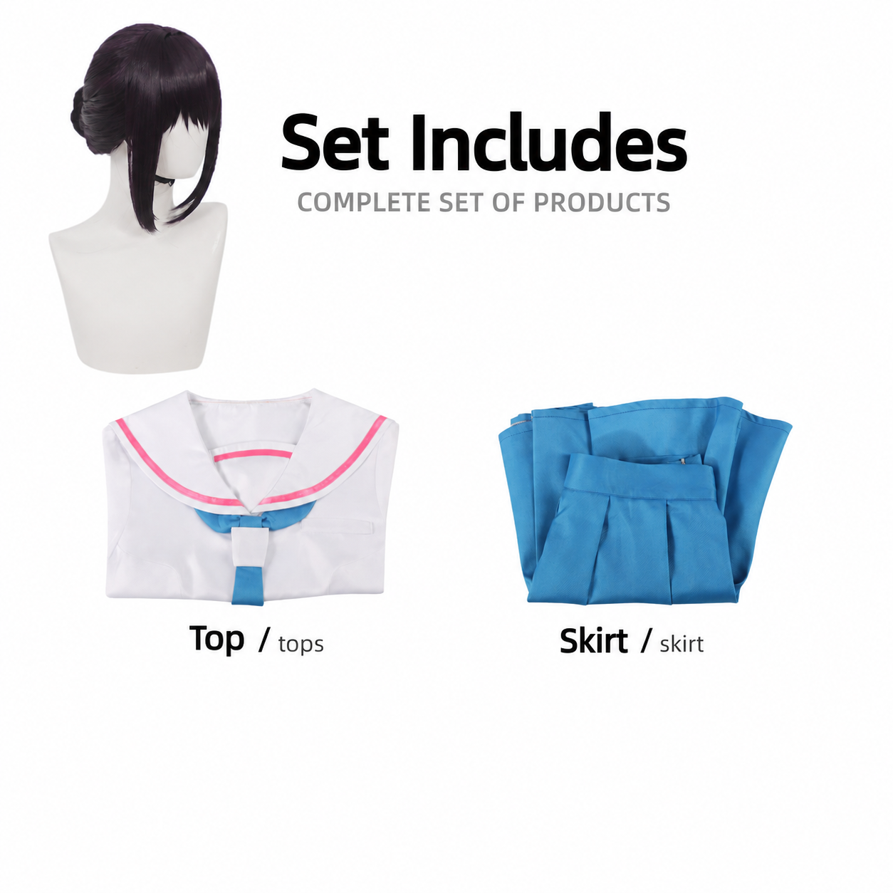 Kaguya-sama Beyond Time Iroha Sakayori Sailor Uniform Cosplay Costume - Image 7