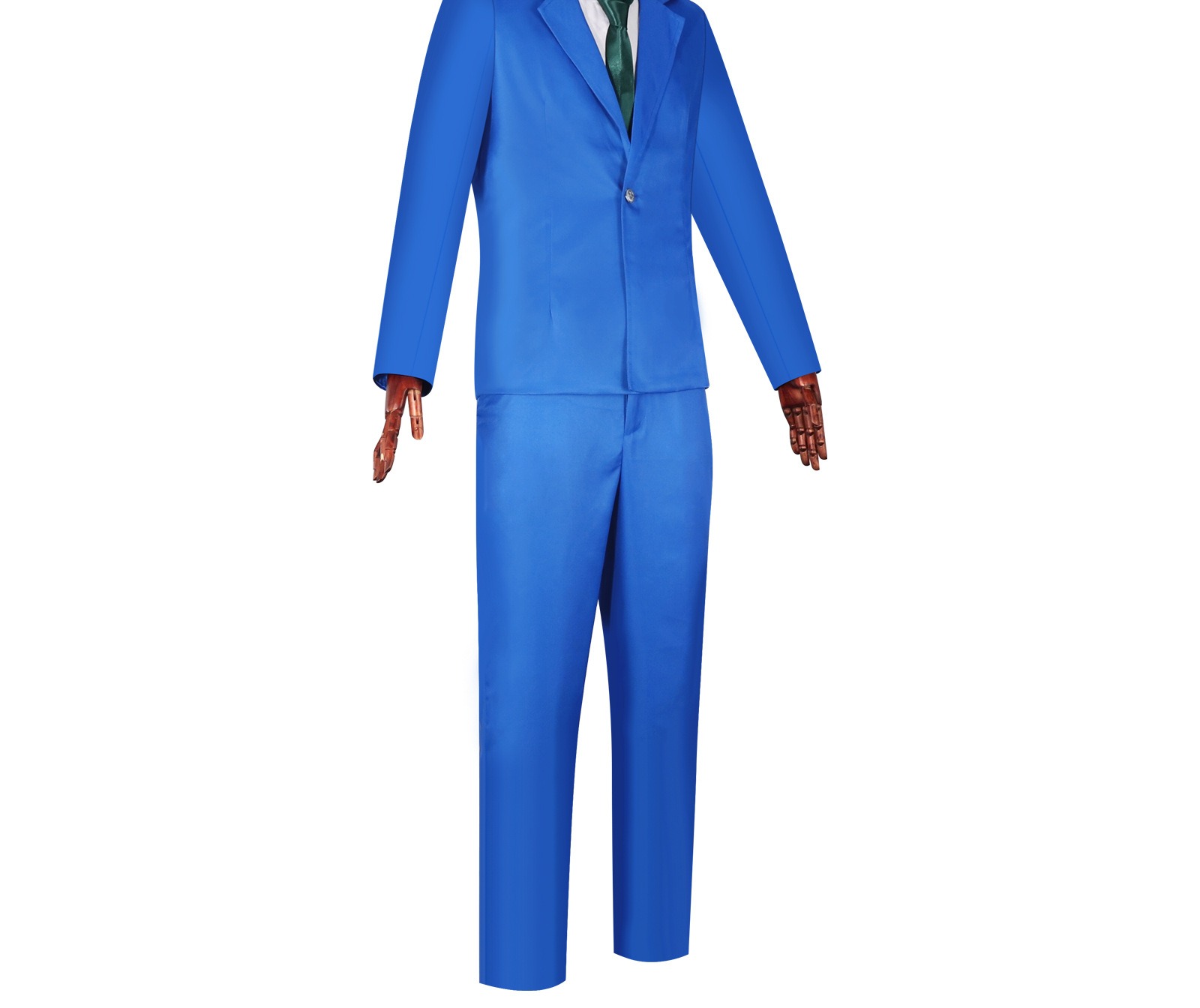 Detective Conan Shinichi Kudo Ran Mouri Uniform Cosplay Costume - Image 2