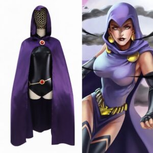 DC Comics Raven Cosplay Costume