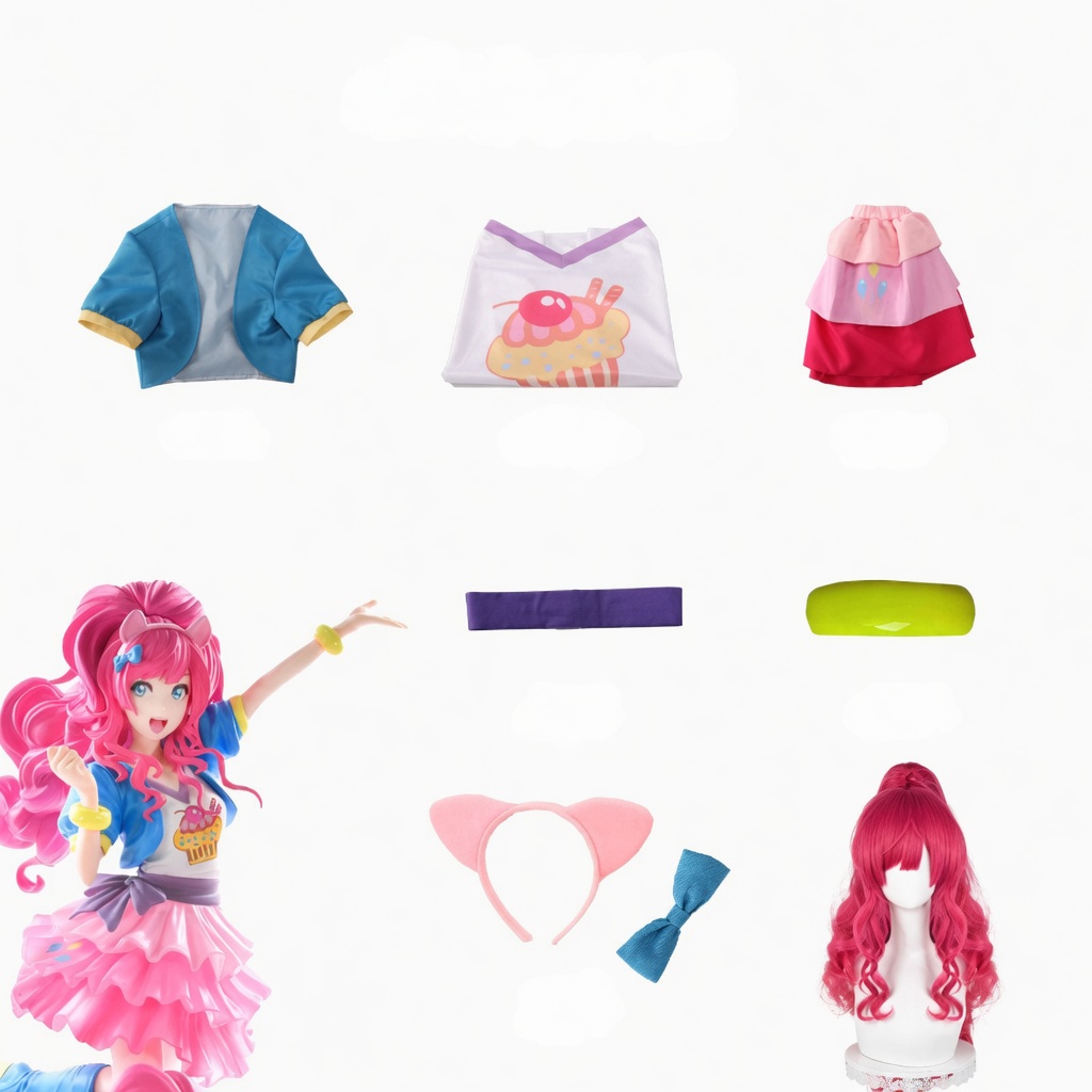 My Little Pony Pinkie Pie Cosplay Costume - Image 7