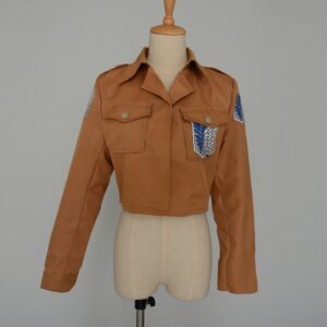 Attack on Titan Eren Yeager Mikasa Ackerman Levi Ackerman Cloak Cosplay Costume