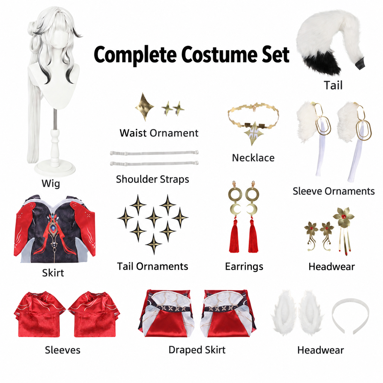 Wuthering Waves Heartmoon Fox Accessories Cosplay Costume - Image 8