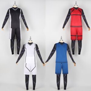 Blue Lock Yoichi Isagi Meguru Bachira Hyoma Chigiri Jersey Cosplay Costume