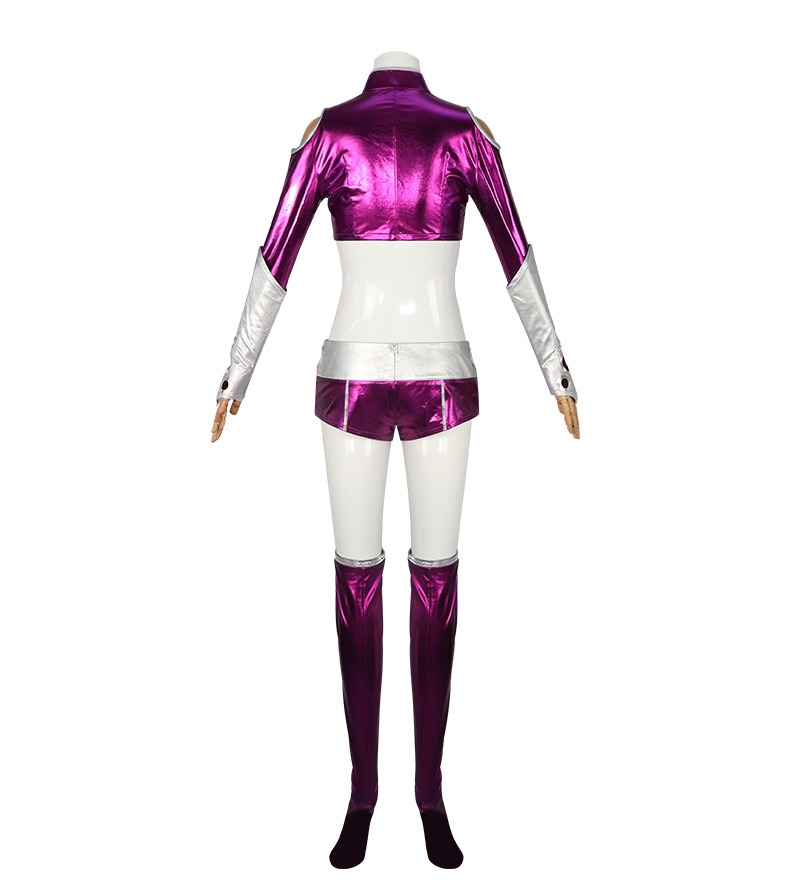 Teen Titans Starfire Bodysuit Cosplay Costume - Image 9