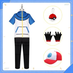 Pokemon Ash Ketchum Cosplay Costume