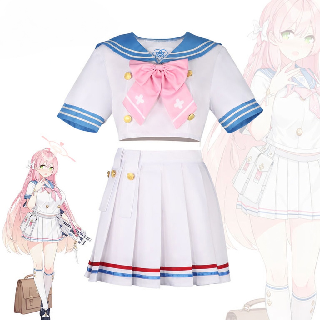 Blue Archive Urawa Hanako Sailor Uniform Cosplay Costume