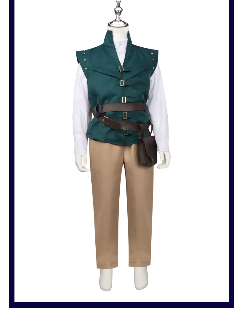 Tangled Rapunzel Flynn Rider Cosplay Costume - Image 8