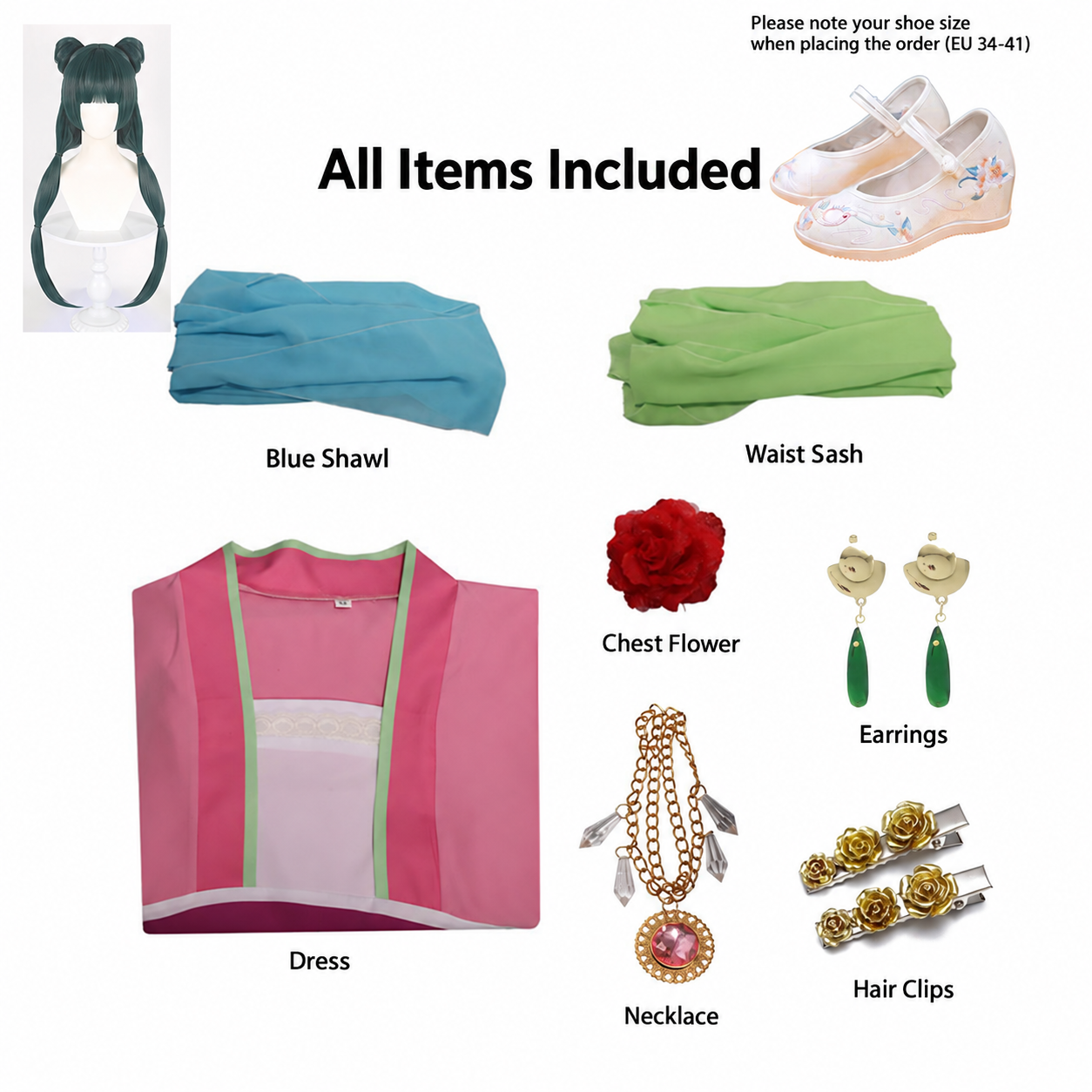 The Apothecary Diaries Maomao Hanfu Cosplay Costume - Image 15