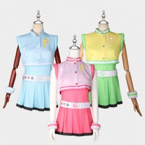 The Powerpuff Girls Blossom Buttercup Bubbles Cosplay Costume