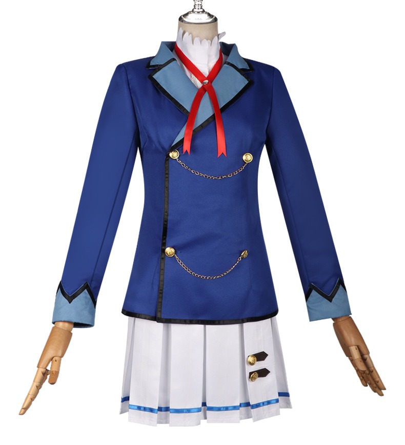 Aikatsu! Ichigo Hoshimiya Aoi Kiriya Ran Shibuki School Uniform Cosplay Costume - Image 17