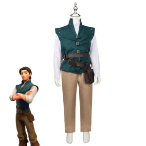Tangled Rapunzel Flynn Rider Cosplay Costume