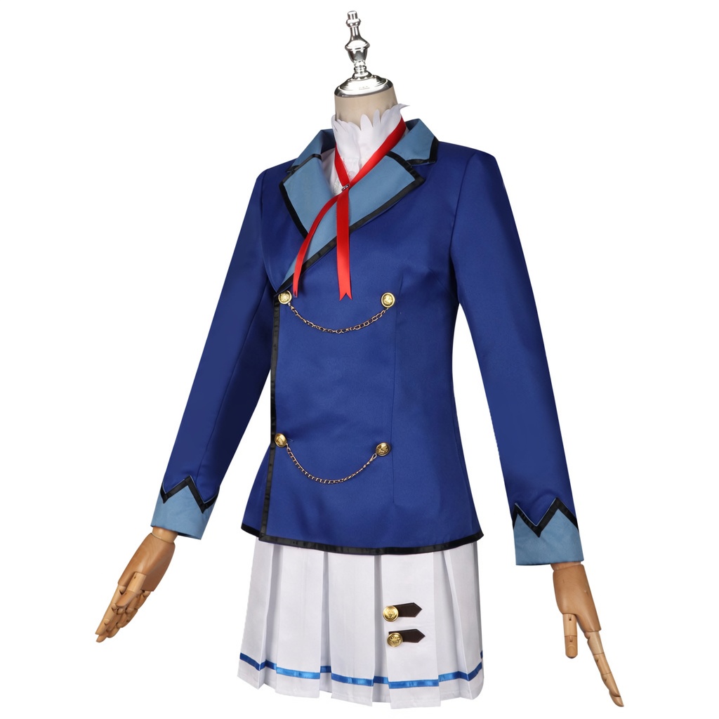 Aikatsu! Ichigo Hoshimiya Aoi Kiriya Ran Shibuki School Uniform Cosplay Costume - Image 3
