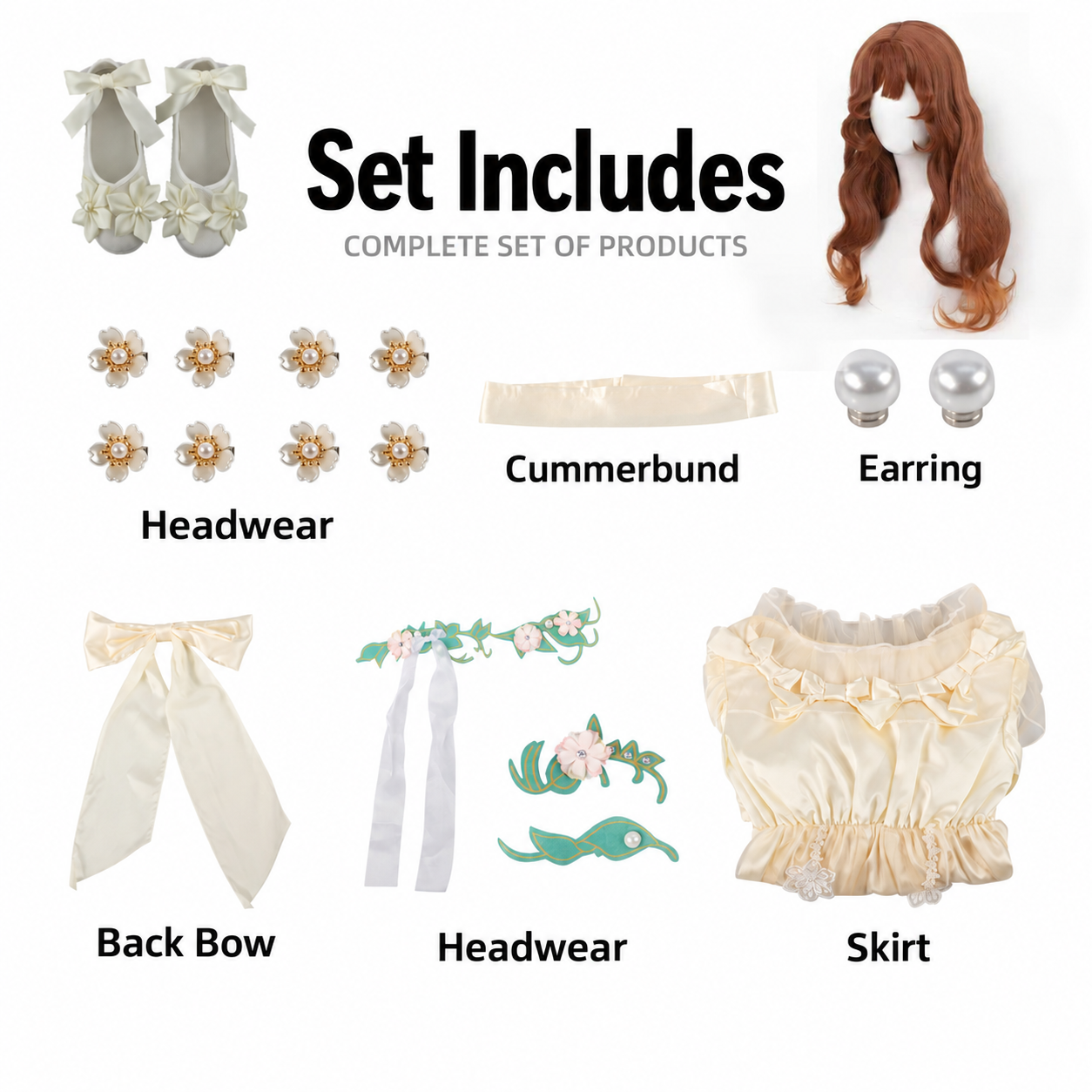 Identity V Little Girl Eurydice Dress Cosplay Costume - Image 10