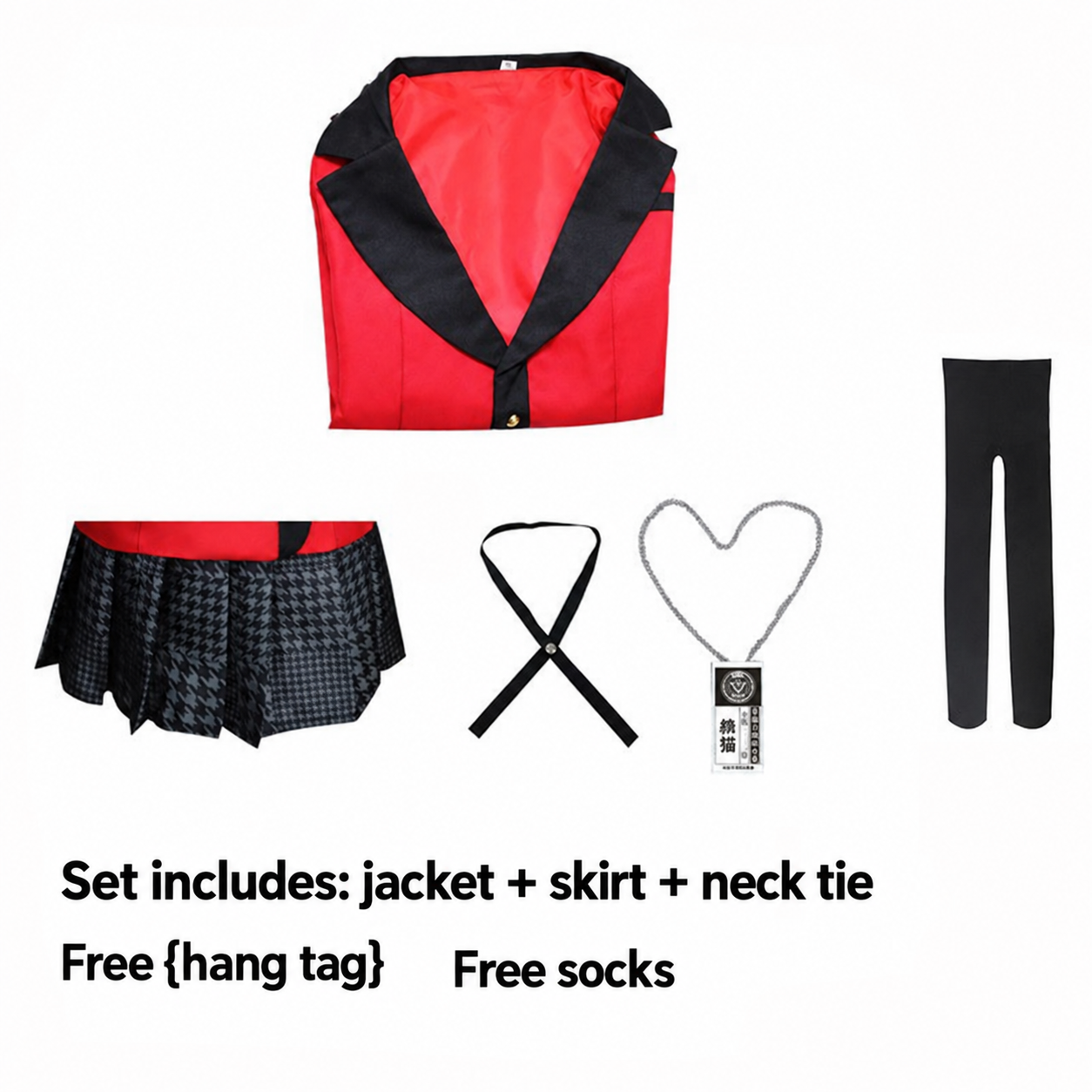 Kakegurui Yumeko Jabami Yumemi Cosplay Costume - Image 7