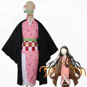 Demon Slayer Bubbles Kimono Cosplay Costume