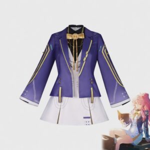 Wuthering Waves Aemis Emilia School Uniform Cosplay Costume