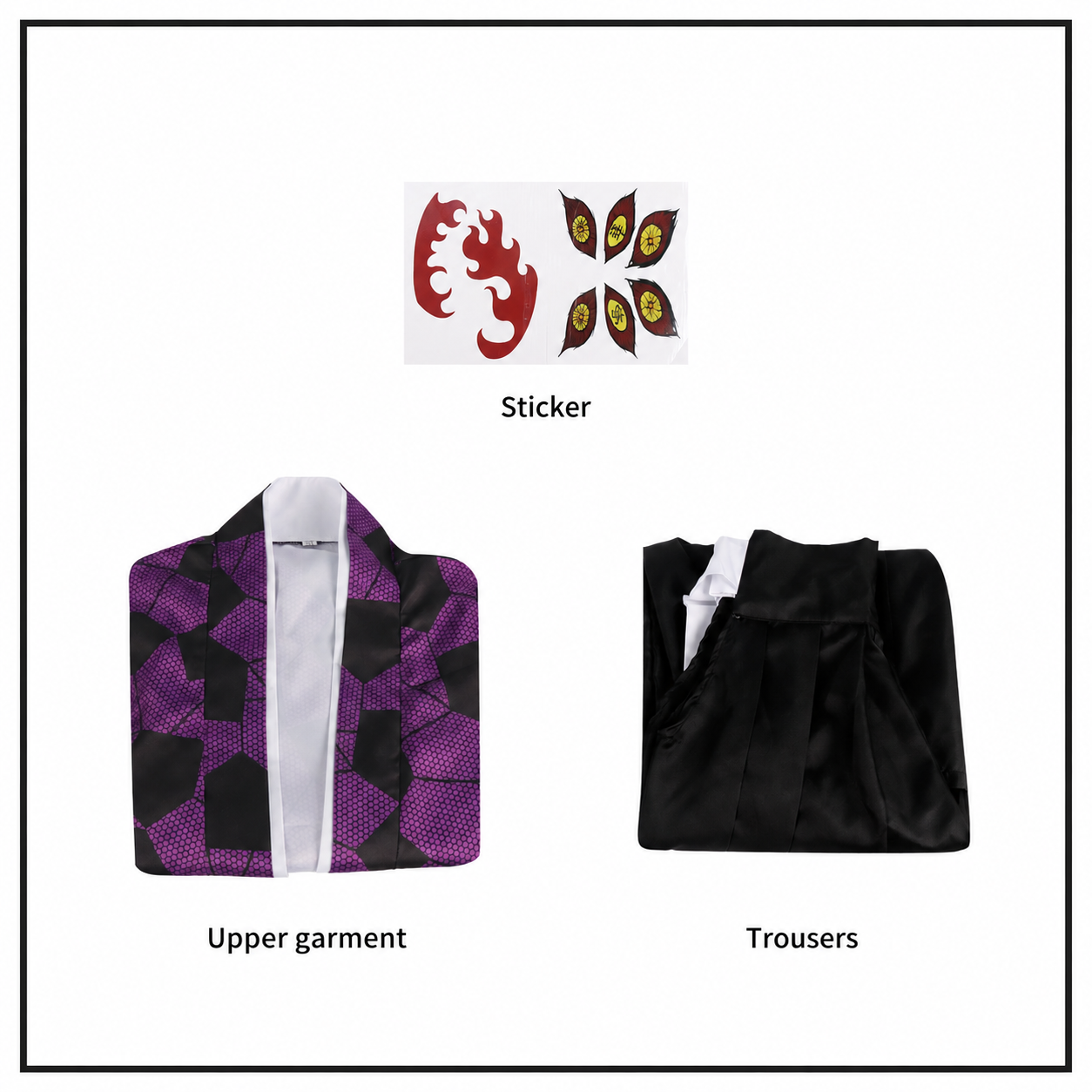 Demon Slayer Tamayo Doma Akaza Cosplay Costume - Image 7