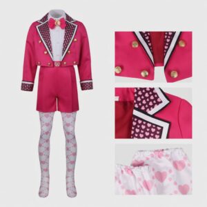 Descendants Pink Suit Cosplay Costume