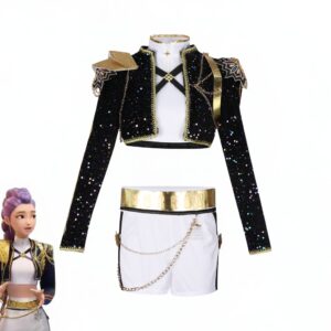 KPop Demon Hunters Rumi Zoey Mira Cosplay Costume