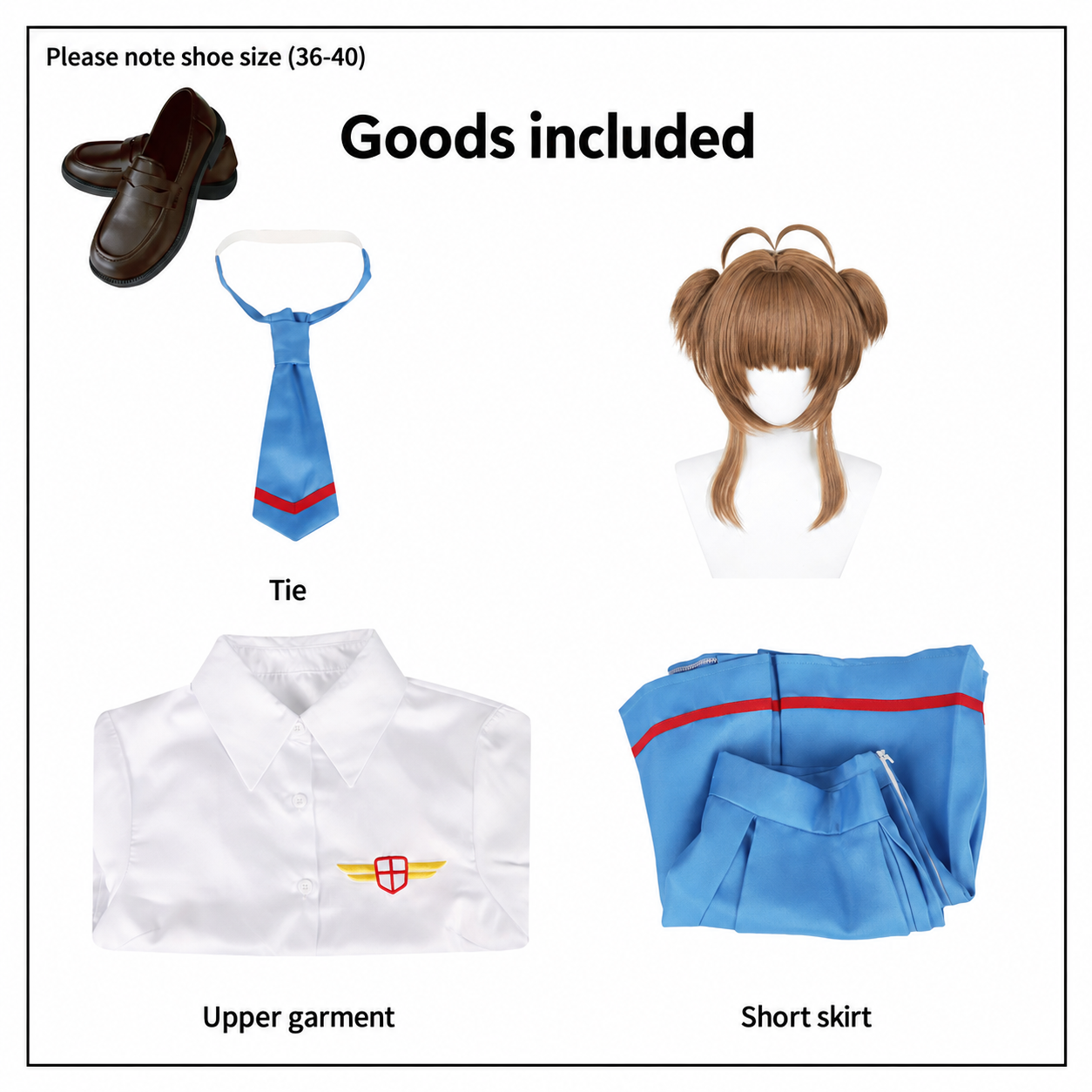 Cardcaptor Sakura Sakura Kinomoto School Uniform Cosplay Costume - Image 10