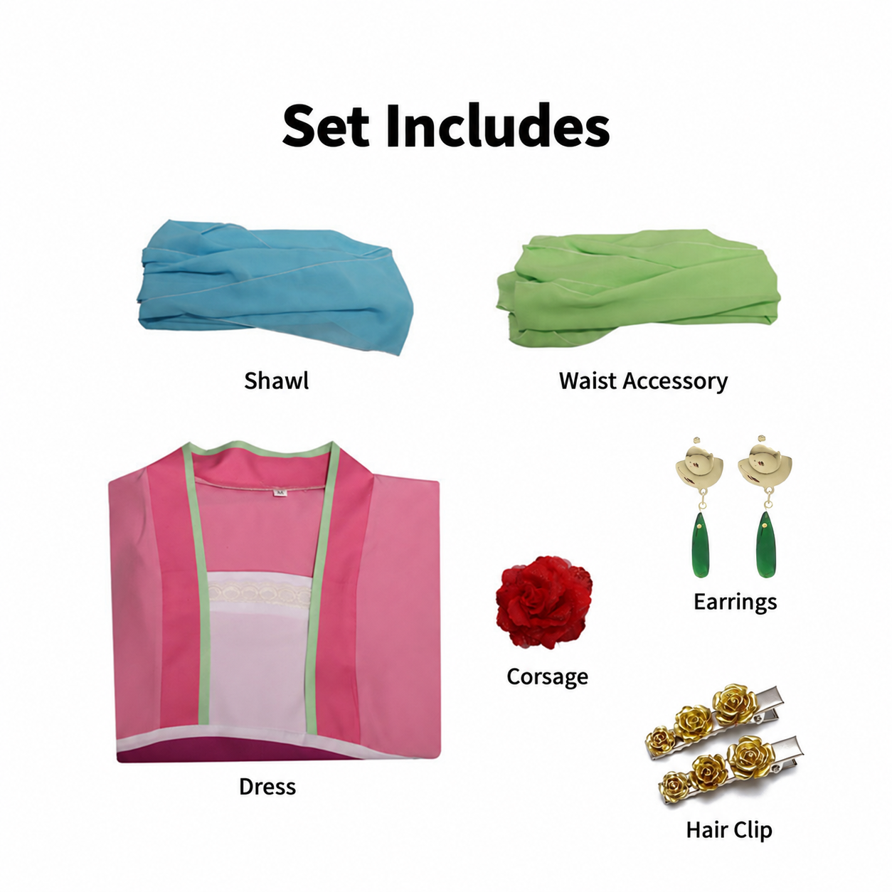 The Apothecary Diaries Maomao Hanfu Cosplay Costume - Image 18