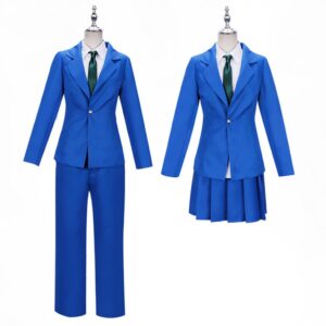Detective Conan Shinichi Kudo Ran Mouri Cosplay Costume