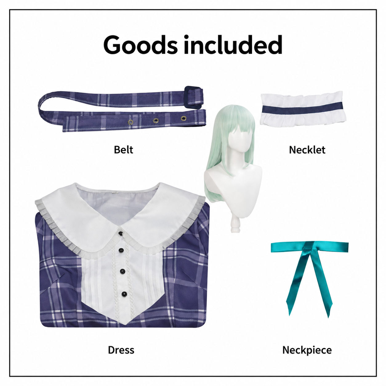 Ave Mujica Mutsumi Wakaba JK Uniform Cosplay Costume - Image 8