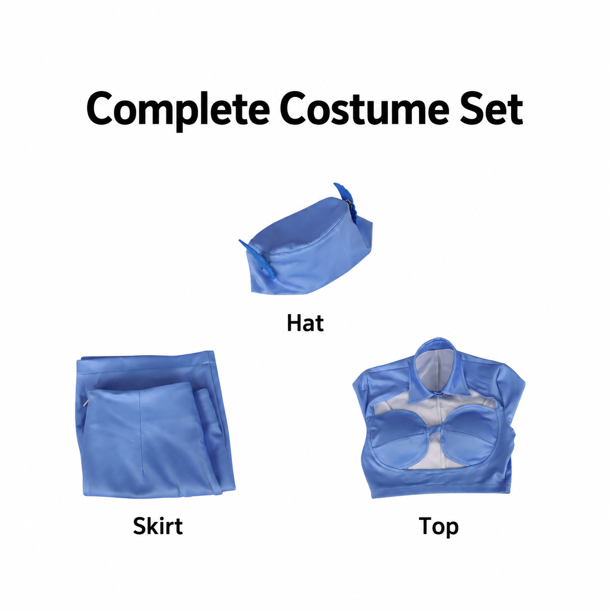 The Fifth Element Flight Attendant Leeloo Cosplay Costume - Image 6