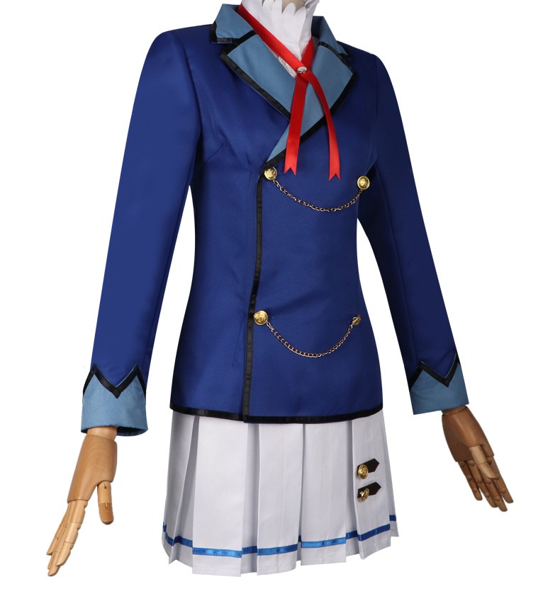 Aikatsu! Ichigo Hoshimiya Aoi Kiriya Ran Shibuki School Uniform Cosplay Costume - Image 19