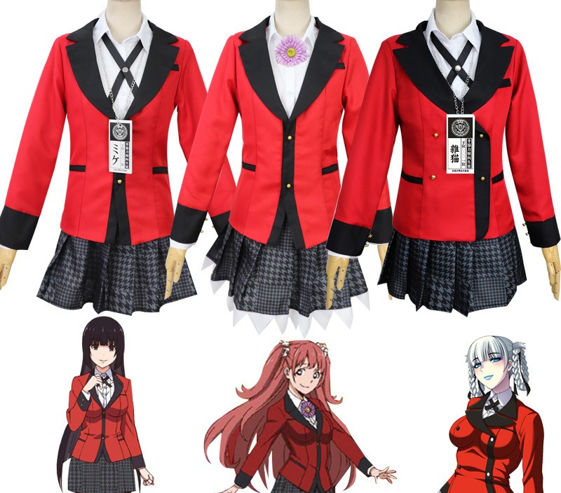 Kakegurui Yumeko Jabami Yumemi Cosplay Costume - Image 2