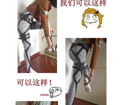 Attack on Titan Eren Yeager Mikasa Ackerman Levi Ackerman Cosplay Costume - Image 7