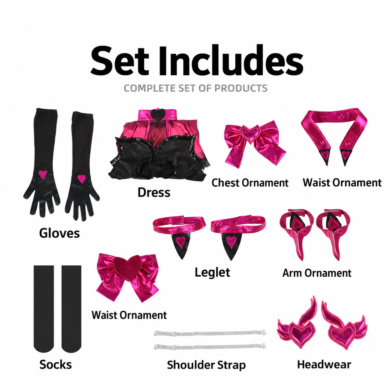 Overwatch D.Va Widowmaker Cosplay Costume - Image 6
