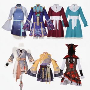 Strange Action Squad A'nian Xiao Huang Lily Cosplay Costume