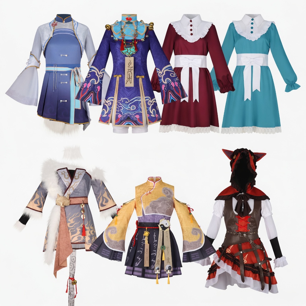 Strange Action Squad A'nian Xiao Huang Lily Cosplay Costume