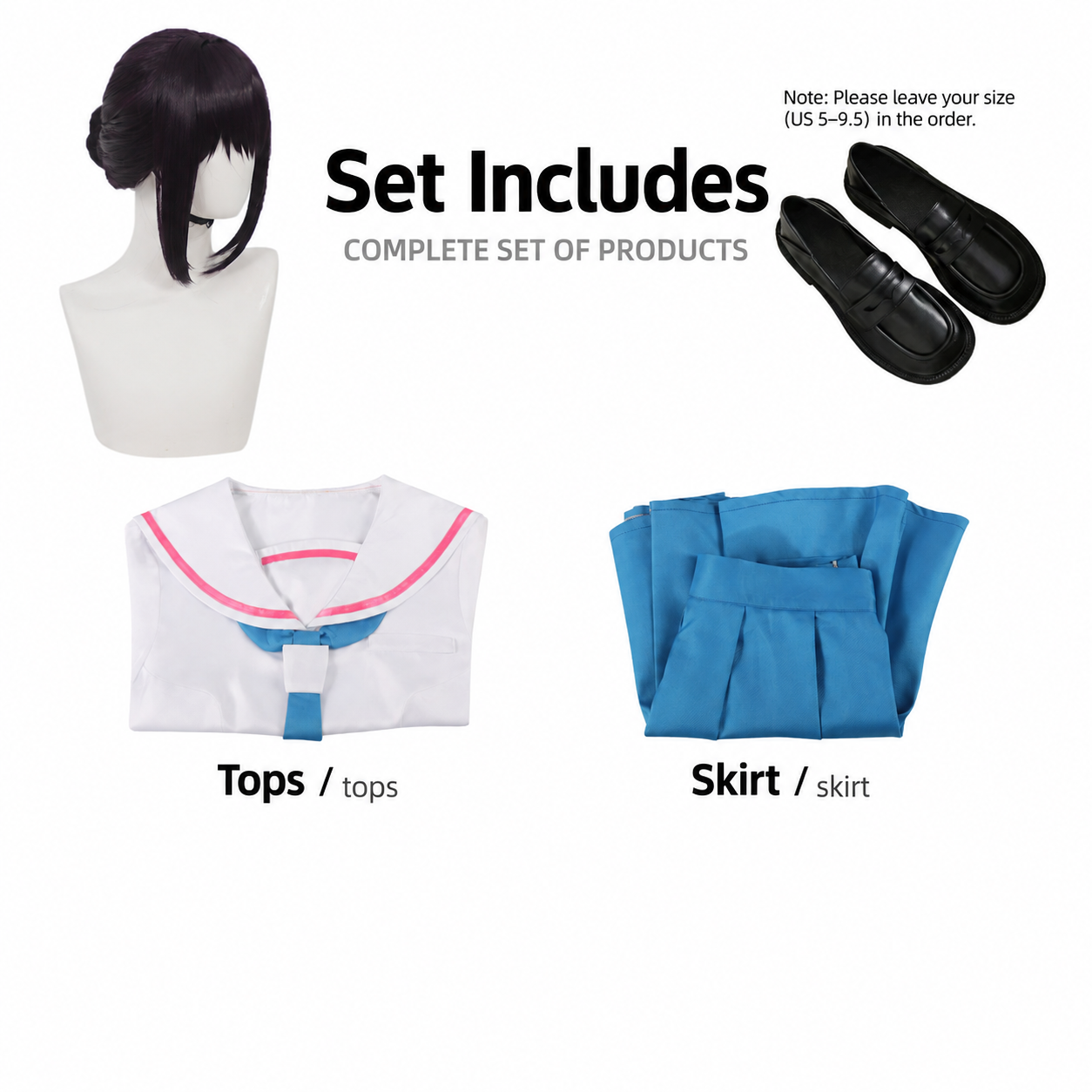 Kaguya-sama Beyond Time Iroha Sakayori Sailor Uniform Cosplay Costume - Image 8