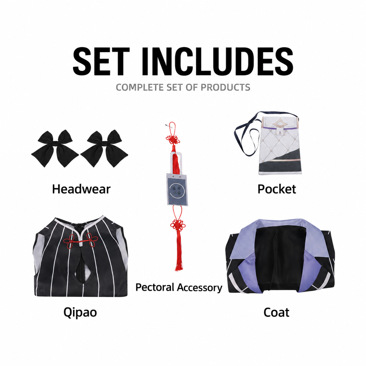 Blue Archive Haruyori Kokona Qipao Cosplay Costume - Image 6