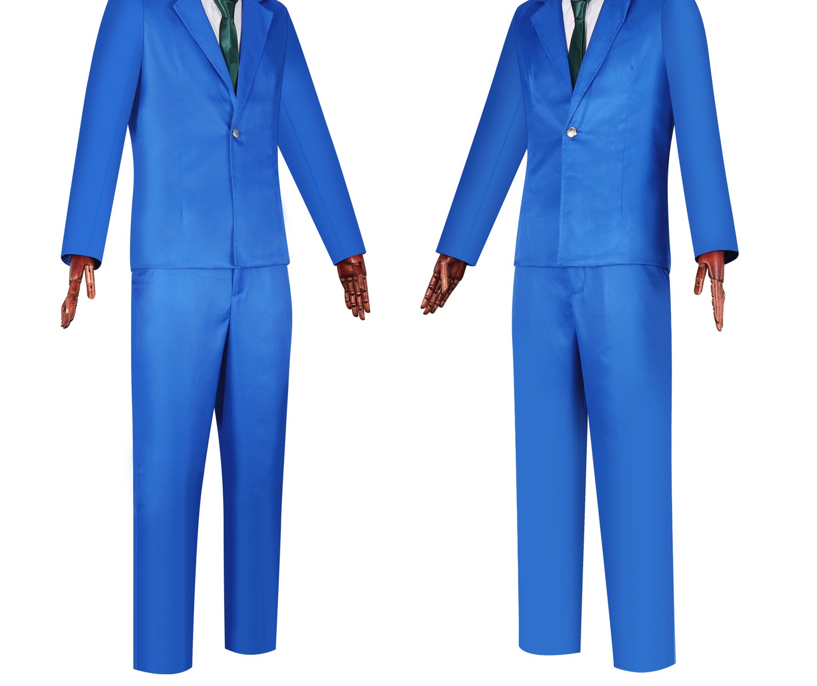 Detective Conan Shinichi Kudo Ran Mouri Uniform Cosplay Costume - Image 15